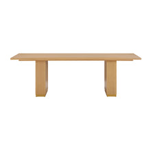 Chelsea Oak Wood Rectangular Dining Table (79"-96")