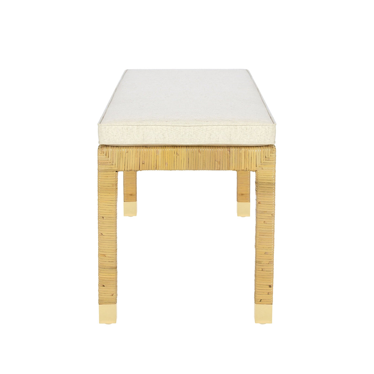 Amara 50" Rattan Bench