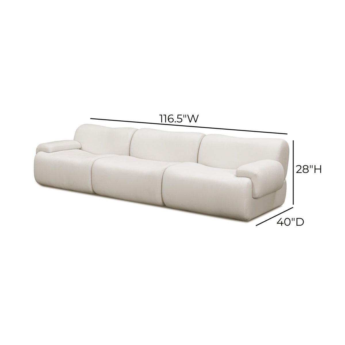 Zenith 117" Modular Sofa