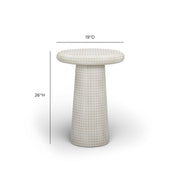 Monica Tiled Pattern Indoor/Outdoor Side Table