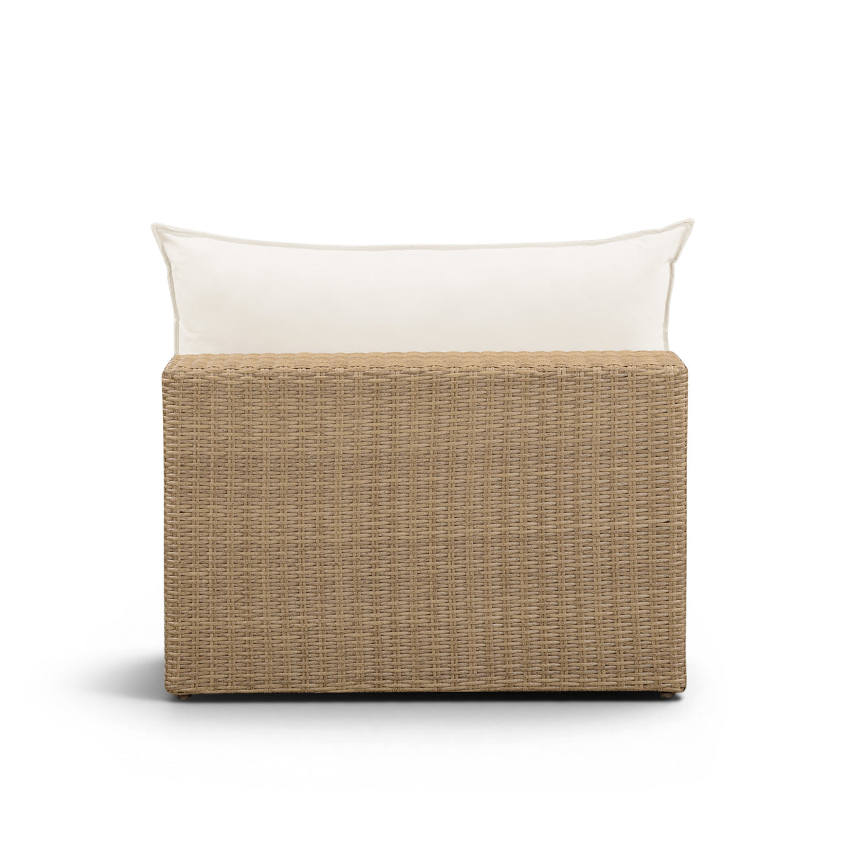 Cali Performance Fabric & Wicker Outdoor Armless Chair