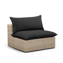 Cali Performance Fabric & Wicker Outdoor Armless Chair