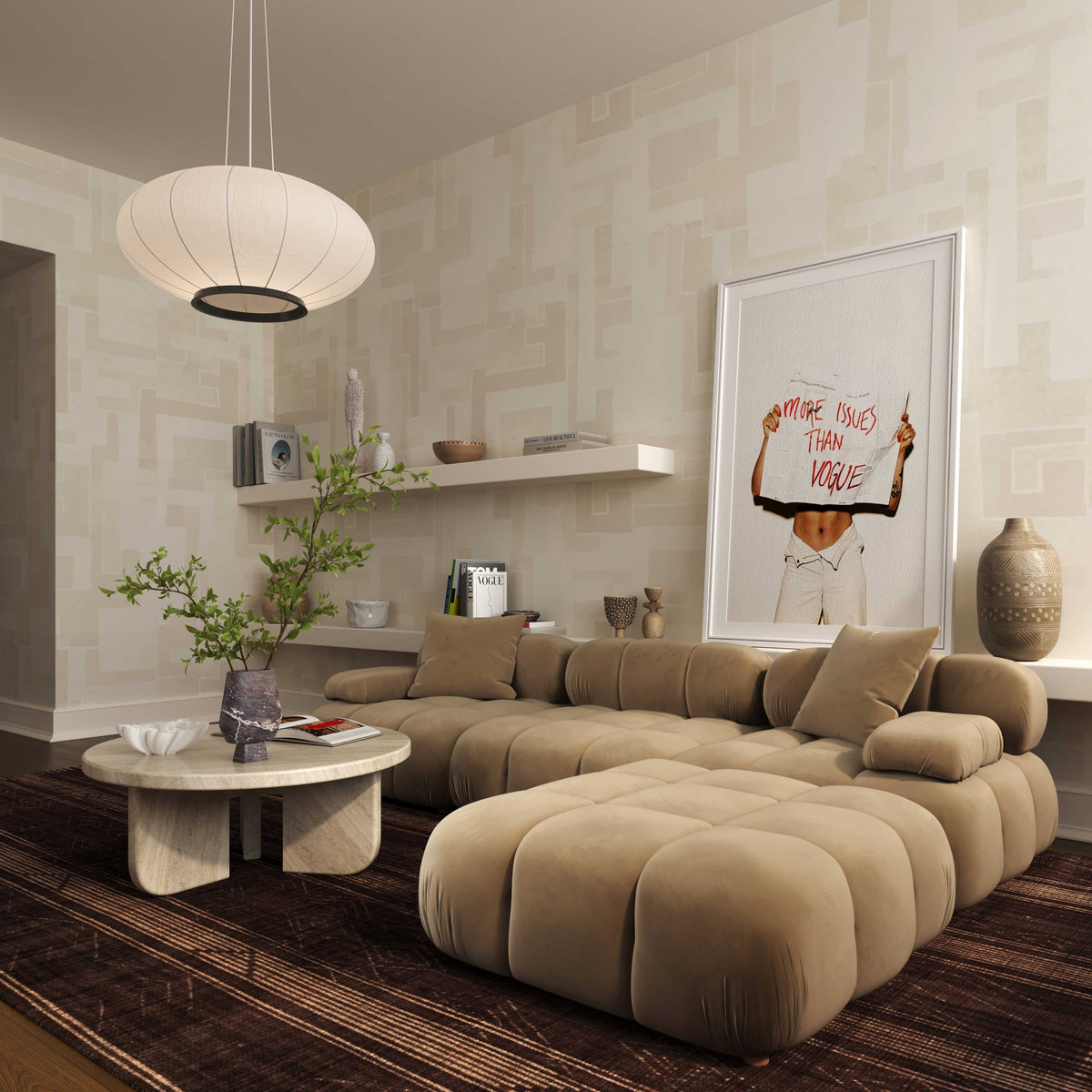 Calliope 4-Piece Performance Modular Sectional