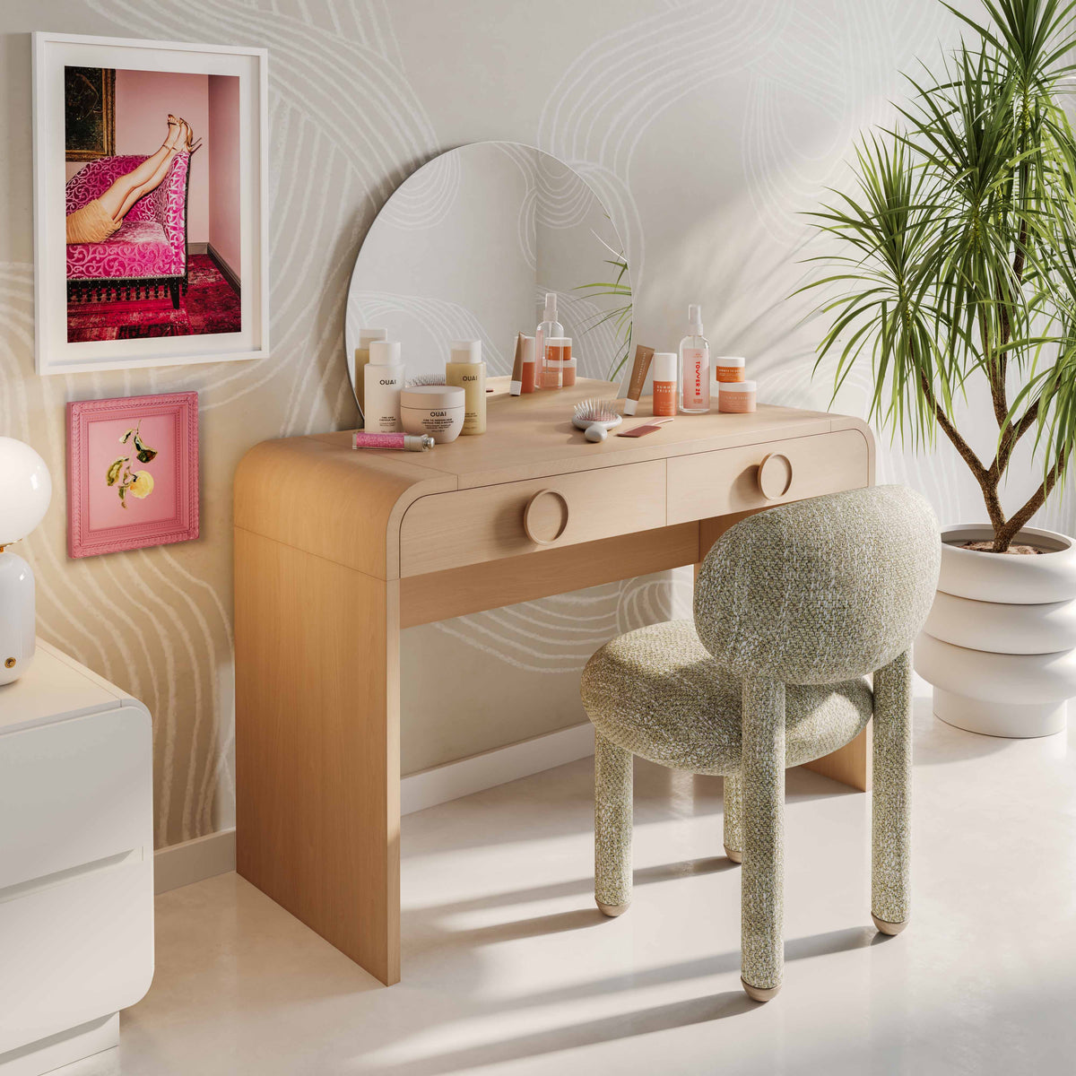 Manu Performance Fabric Side Chair