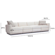 Perry Modular Sofa (96"-124")