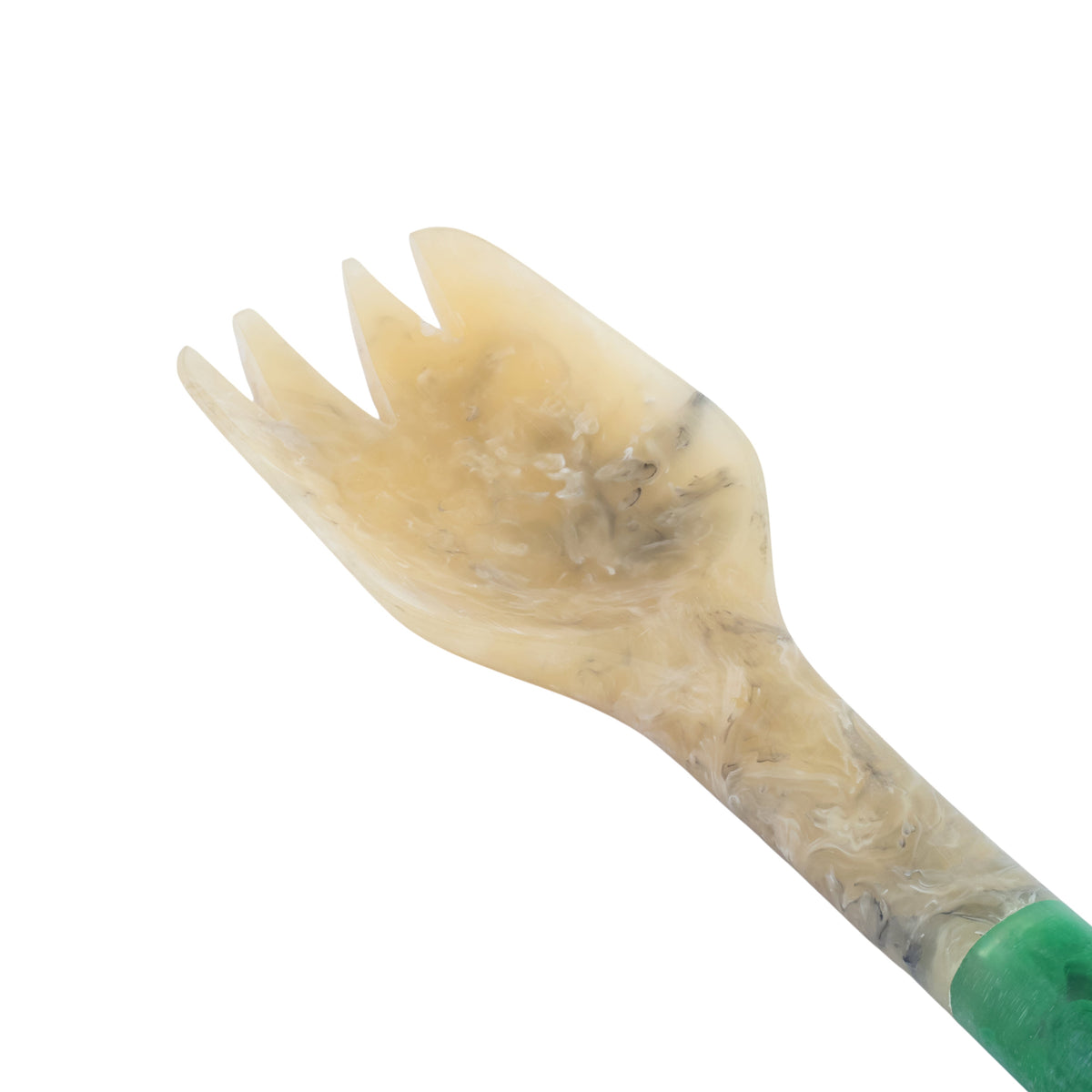 Jadite Resin Salad Serving Spoons