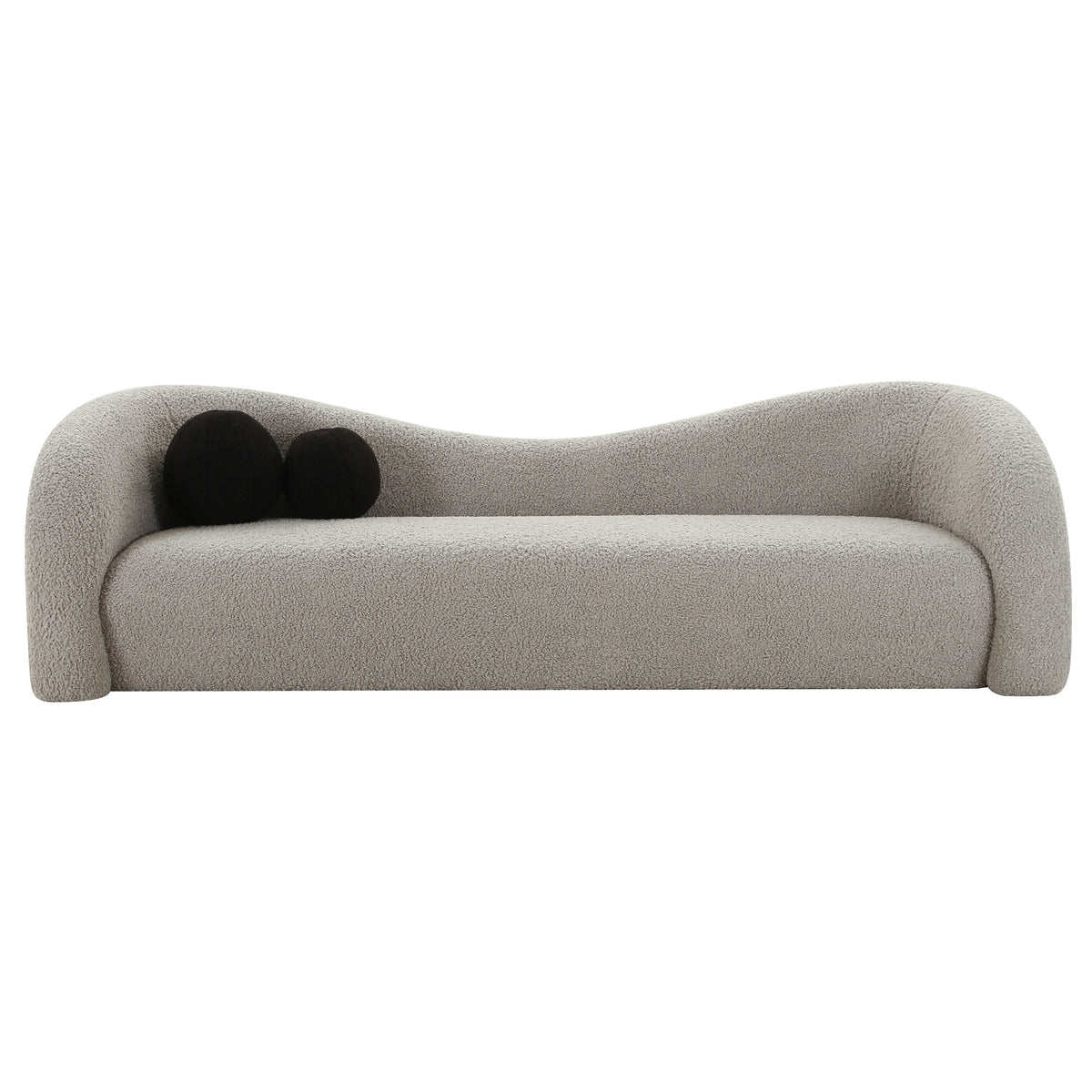 Leonie Faux Shearling Sofa (84"-103")