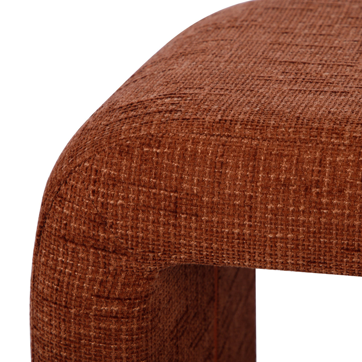 Alvie Railroad Chenille Storage Side Table