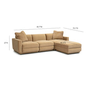 Perry 4-Piece Modular Sectional