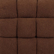 Anita 39" Faux Shearling Storage Bench With Reversible Tray Top