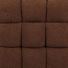Anita 39" Faux Shearling Storage Bench With Reversible Tray Top
