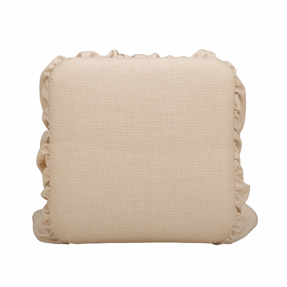 Gertrude Performance Linen Skirted Ottoman