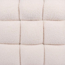 Anita 39" Faux Shearling Storage Bench With Reversible Tray Top