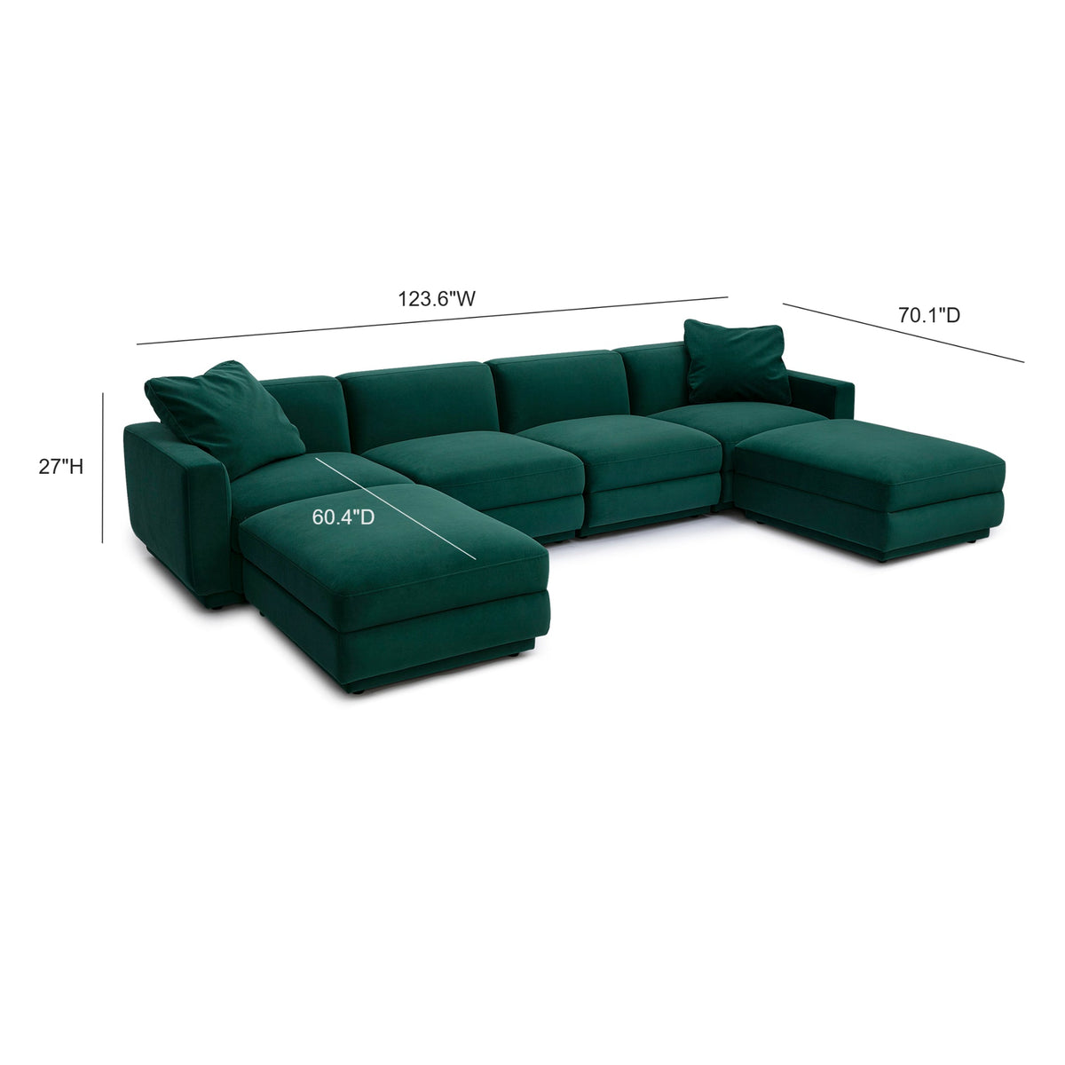 Perry 6-Piece Modular U-Sectional