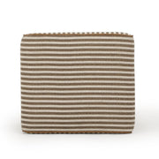 Byron Square Cotton Jute Ottoman
