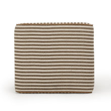 Byron Square Cotton Jute Ottoman