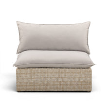 Cali Performance Fabric & Wicker Outdoor Armless Chair