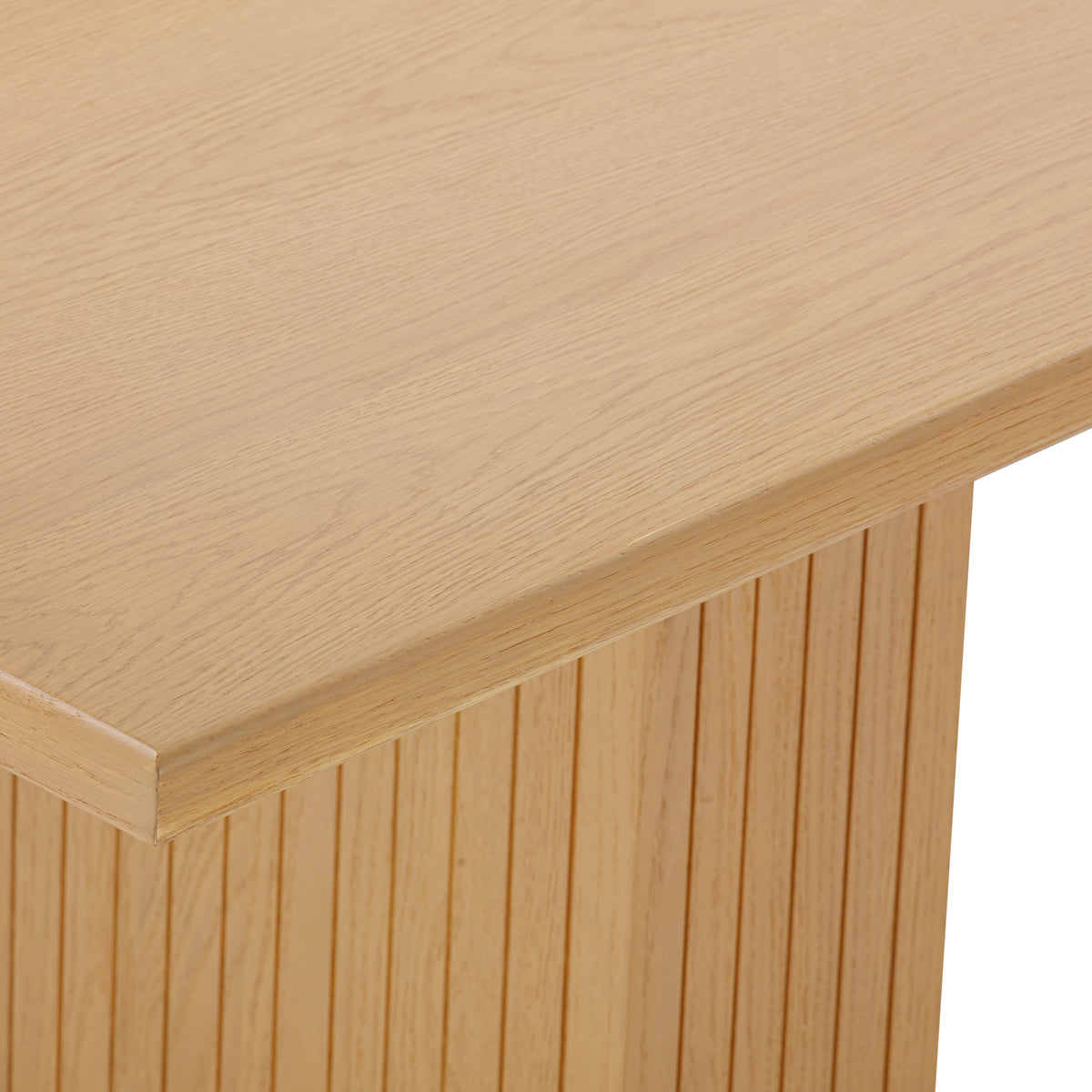 Chelsea Oak Wood Rectangular Dining Table (79"-96")