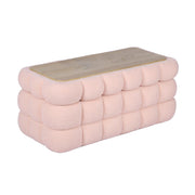 Anita 39" Faux Shearling Storage Bench With Reversible Tray Top