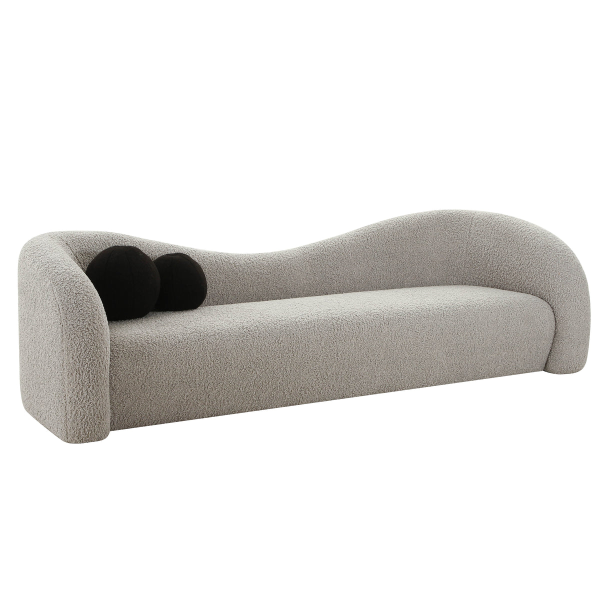 Leonie Faux Shearling Sofa (84"-103")
