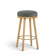 Oodle Performance Vegan Mohair Bar and Counter Stool