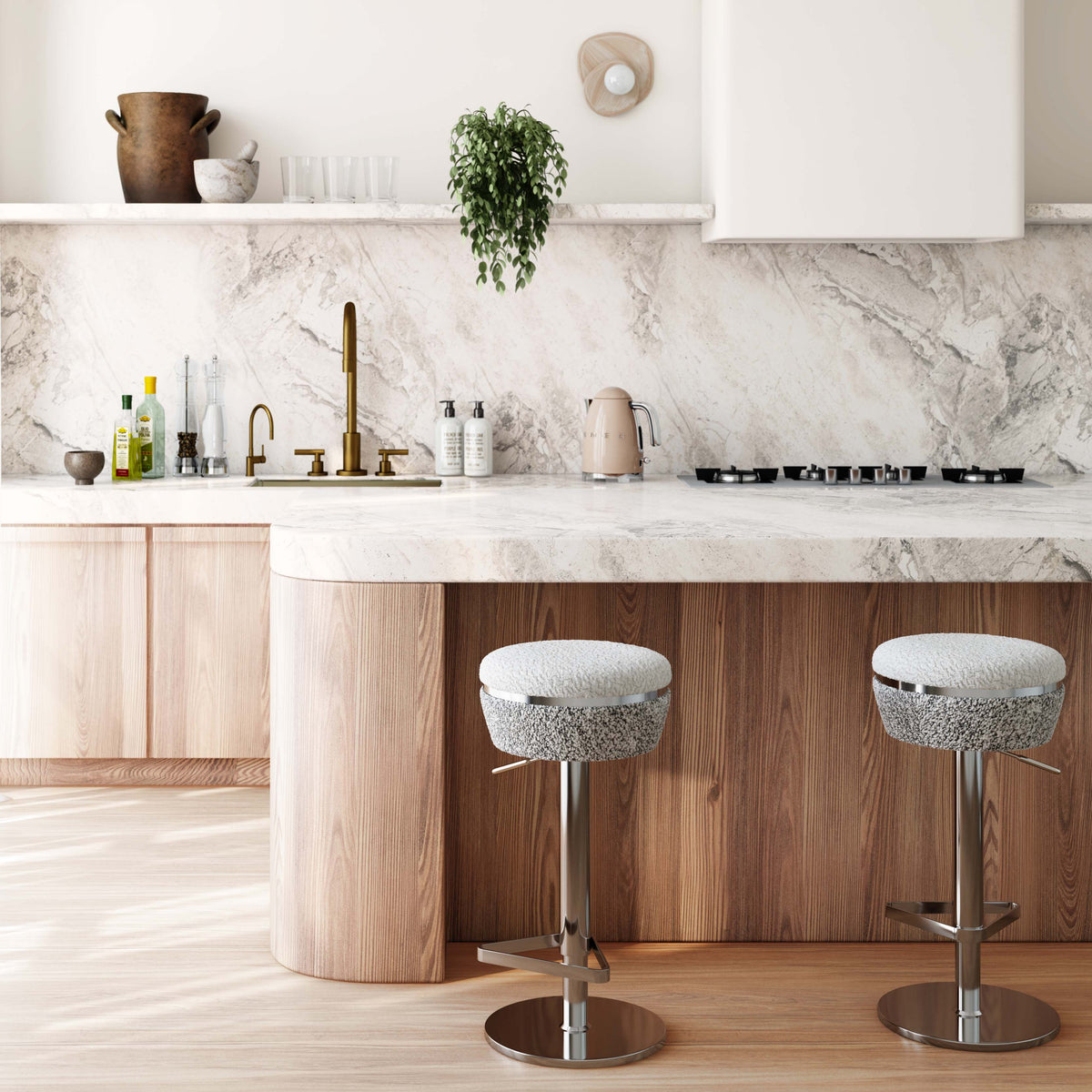 Astro Performance Vegan Leather Adjustable Stool