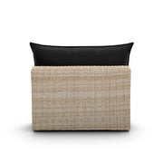 Cali Performance Fabric & Wicker Outdoor Armless Chair
