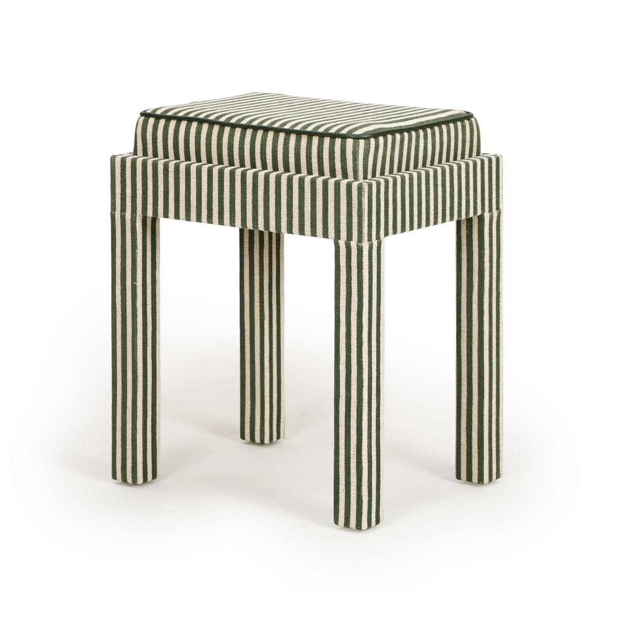 Kora Cotton Jute Contract-Grade Accent Stool