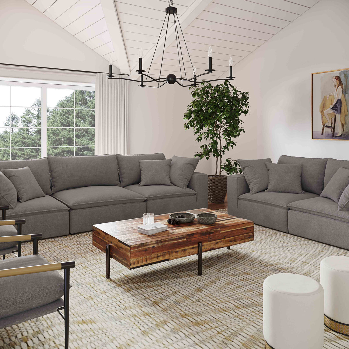 Cali Performance Fabric Accent Chair