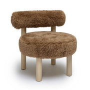 Carmel Contract-Grade Vegan Shearling Accent Chair