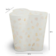 Slab Faux Terrazzo Indoor/Outdoor Side Table
