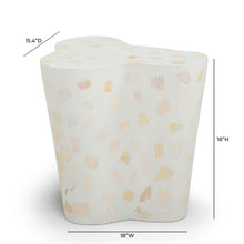 Slab Faux Terrazzo Indoor/Outdoor Side Table