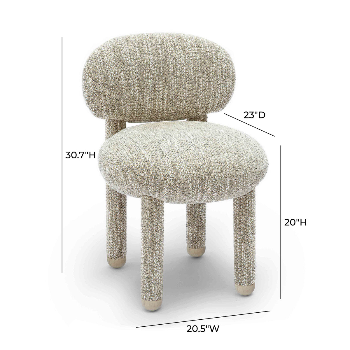 Manu Performance Fabric Side Chair