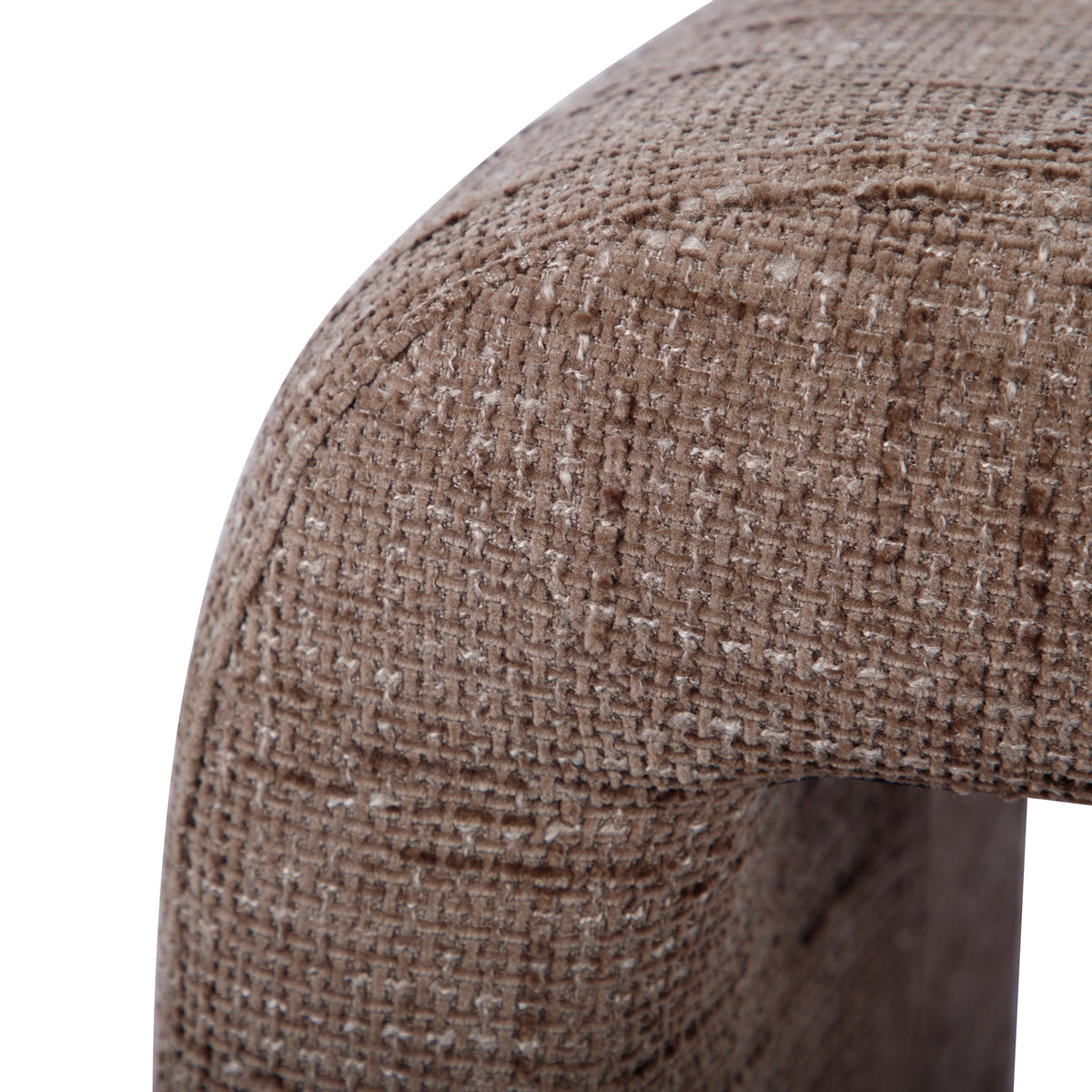 Alvie Railroad Chenille Storage Side Table