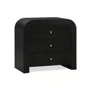 Hump 38" Arched 3-Drawer Bedside Chest