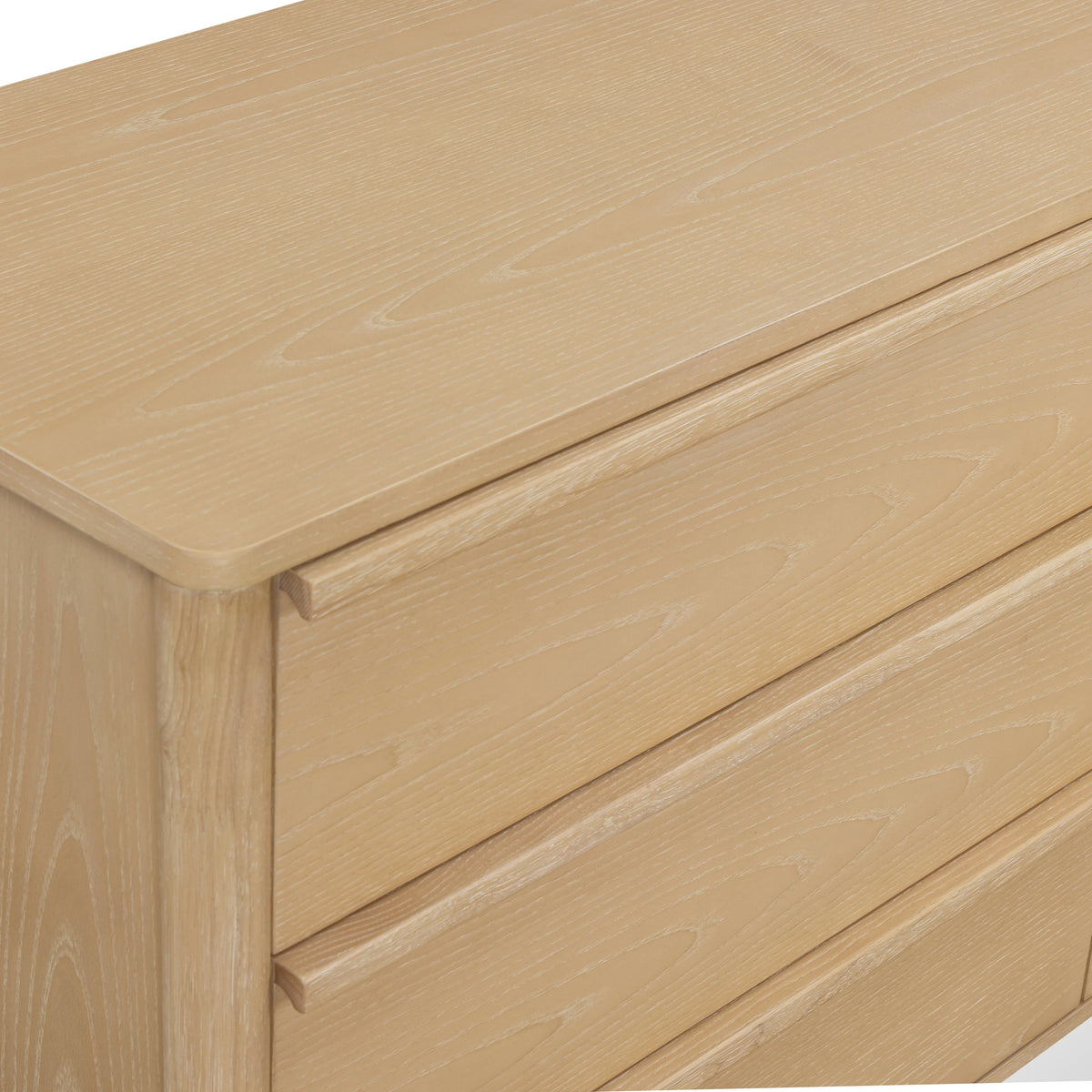 Tyra 62" Ash 6-Drawer Dresser