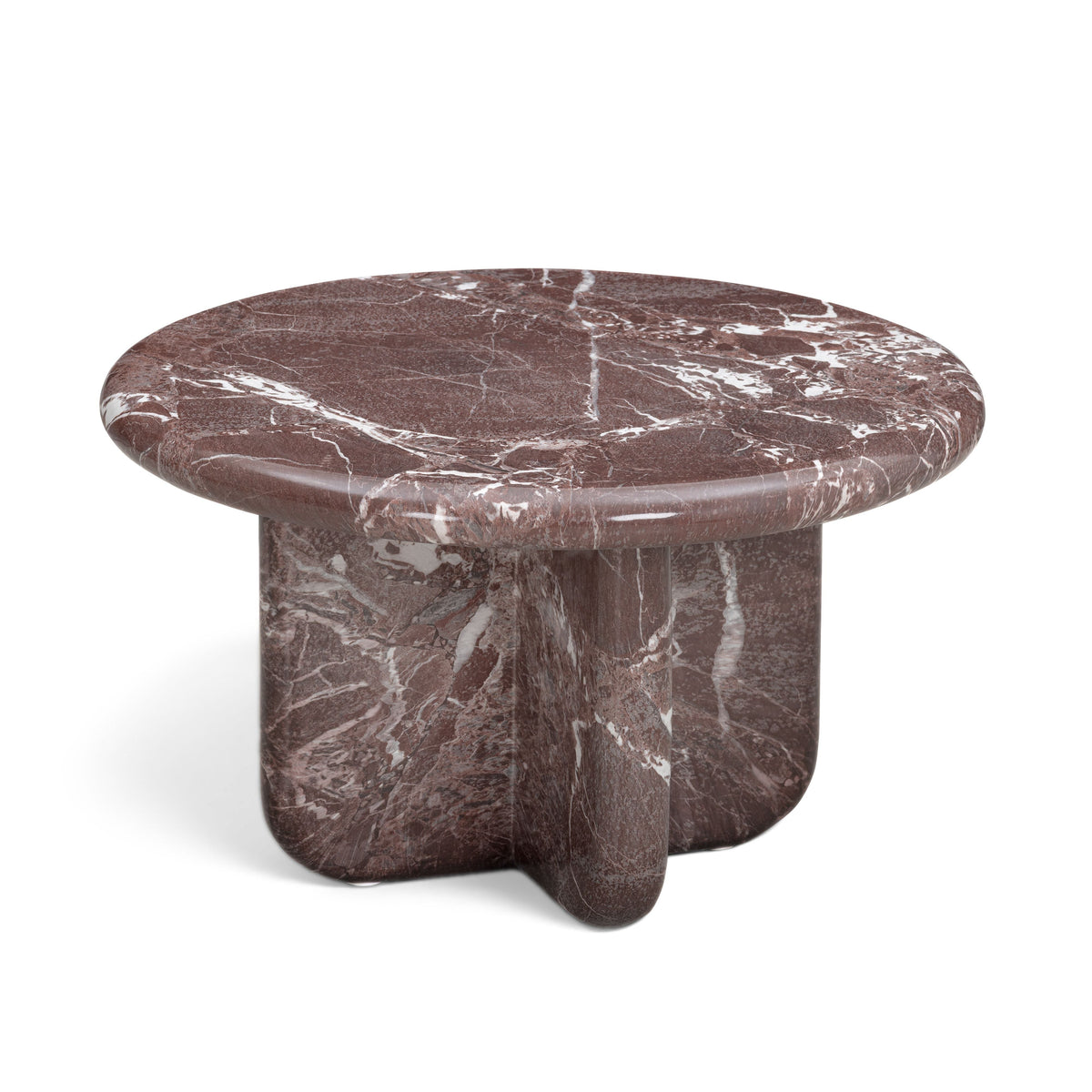 Juju 2-Piece Faux Marble Indoor/Outdoor Nesting Coffee Table Set