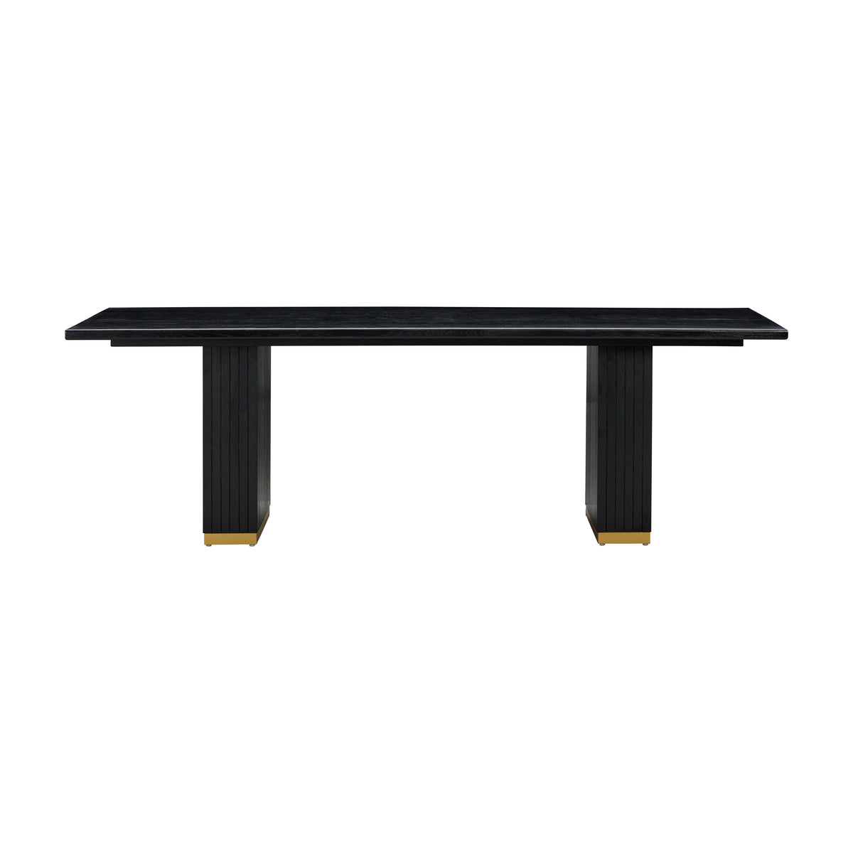 Chelsea Oak Wood Rectangular Dining Table (79"-96")