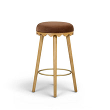 Oodle Performance Vegan Mohair Bar and Counter Stool