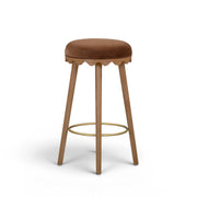 Oodle Performance Vegan Mohair Bar and Counter Stool