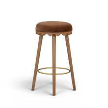 Oodle Performance Vegan Mohair Bar and Counter Stool