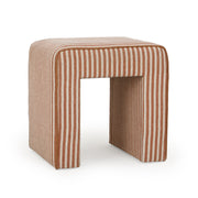Byron Square Cotton Jute Ottoman