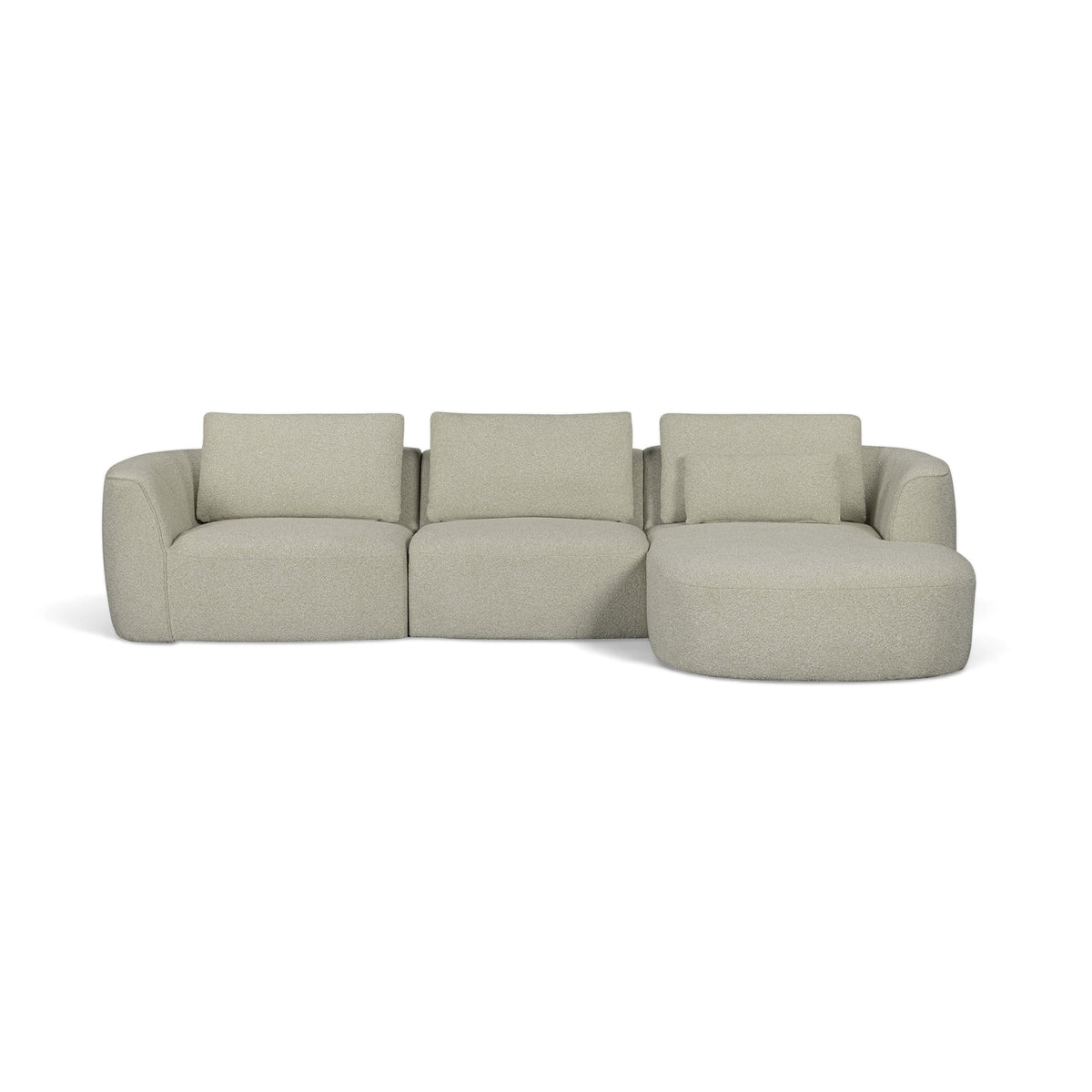 Noor 3-Piece XL 128" Modular Sectional