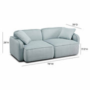 Travie 78" Modular Loveseat