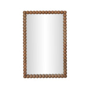 Cheyanne 29"X44" Carved Solid Wood Rectangular Wall Mirror