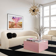 Leonie Faux Shearling Sofa (84"-103")