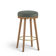 Oodle Performance Vegan Mohair Bar and Counter Stool