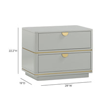 Julieta 28" 2-Drawer Nightstand