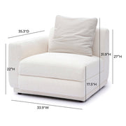 Perry Modular Corner Chair