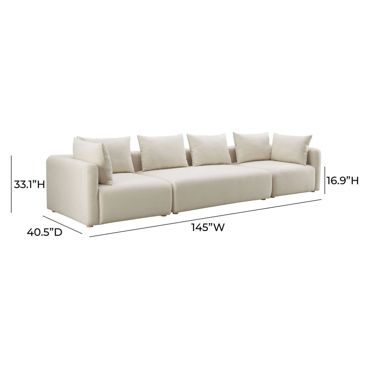 Hangover Modular Sofa (112"-145")